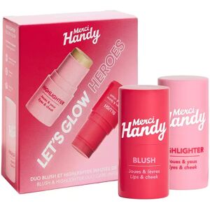 Merci Handy - Let'S Glow Heroes Kit Highlighter + Rouge, Set