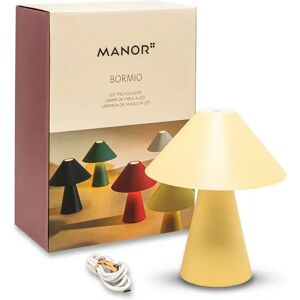 Manor - Led Tischleuchte, H17.5cm,Ø15cm, Gelb