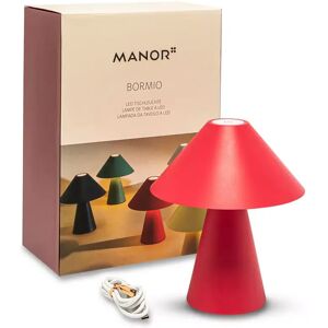 Manor - Led Tischleuchte, H17.5cm,Ø15cm, Rot