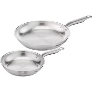 Tefal - Bratpfannen-Set, 24/28cm, Chrom