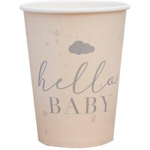 Ginger Ray Hello Baby Becher Multicolor