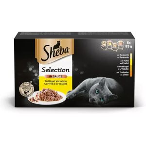 Sheba - Selection In Sauce Geflügel Variation Schale 8x85g, 680g