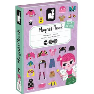 Janod - Magnetbuch Kostüme Für Mädchen, Multicolor