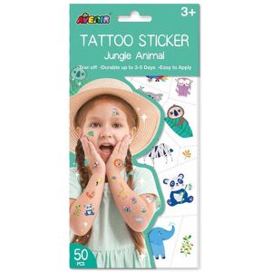 Avenir Tattoos Sticker Dschungeltiere Multicolor