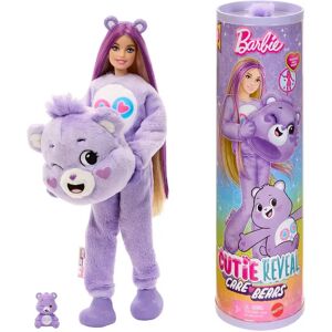 Barbie - Cutie Reveil Care Bears Puppe Violet, Multicolor