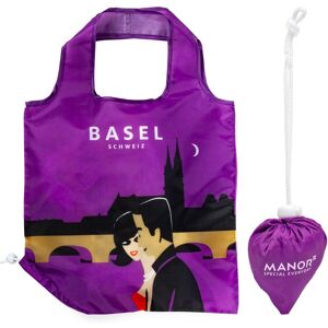 Manor Einkaufstasche Faltbar "Basel" 40 X 40 Cm Violett