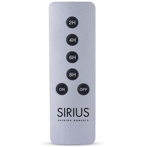 Sirius Fernbedienung Schwarz, silberfarben