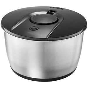 GEFU Salatschleuder »Push It Ø 25 cm« Schwarz, Silberfarben