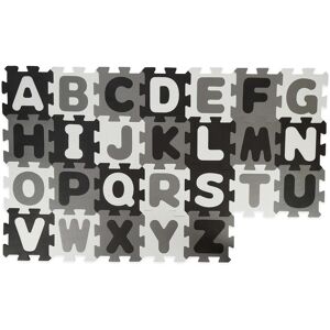 BIECO Puzzlematte »Buchstaben Schwarz-Weiss, 26-teilig« bunt