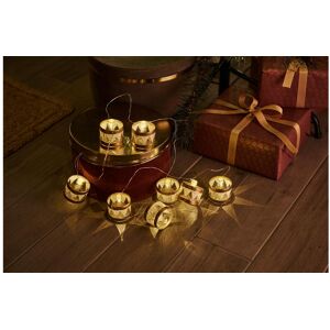 Sirius LED-Lichterkette »LED-Lichterkette Elly Trommel, Gold«, 8 St.-flammig goldfarben