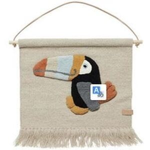 OYOY Wandbild »Toucan 47 x 48 cm, Mehrfarbig« Farbe Bild(er): Blau, Grau, Schwarz, weiss
