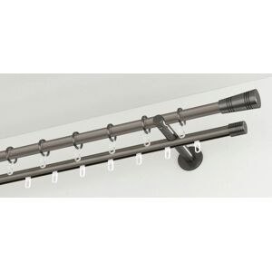 GARDINIA Gardinenstange »Chicago«, Fixmass, Serie Einzelprogramm Chicago Ø 20 mm titanfarben L: 160 cm Ø 20 mm