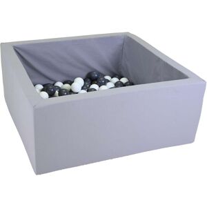 Knorrtoys® Bällebad »- eckig Grey« Grau/weiss