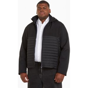 Calvin Klein Big&Tall Outdoorjacke »BT_QUILTED MIX MEDIA JACKET HOOD«, mit... Ck Black XXXL