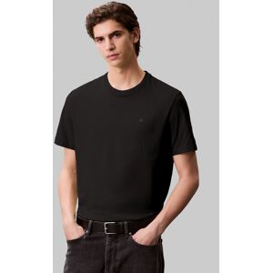 Calvin Klein Jeans T-Shirt »SS SMOOTH CTTN SOLID CREWNK TEE«, mit Logo Black Beauty M