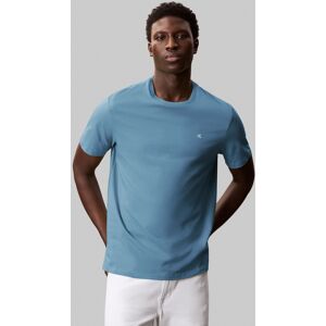 Calvin Klein Jeans T-Shirt »SS SMOOTH CTTN SOLID CREWNK TEE«, mit Logo Blue Steam M