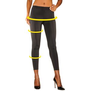 LASCANA Leggings, aus leicht glänzender Qualität, Loungewear schwarz 52/54