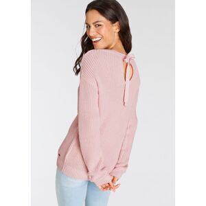 Laura Scott Strickpullover, mit Schleifen-Detail zartrosa 48