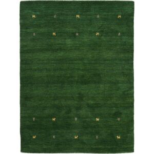 carpetfine Wollteppich »Gabbeh Uni, auch als Läufer und Rund erhältlich«,... grün B: 120 cm 1 St.