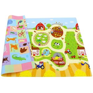 BabyCare Spielmatte »Busy Farm, 210 x 140 cm« bunt