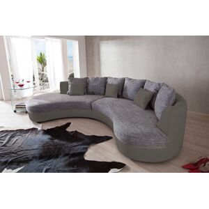 INOSIGN Ecksofa »Limoncello organische Formensprache, OTTOs Choice, L-Form«,... grau/weiss-grau