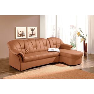 DOMO collection Ecksofa Papenburg L-Form, in grosser Farbvielfalt, wahlweise... pfirsich