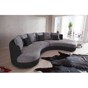 INOSIGN Ecksofa »Limoncello organische Formensprache, OTTOs Choice, L-Form«,... schwarz/weiss-grau