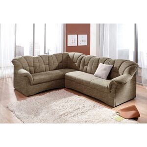 DOMO collection Ecksofa »Papenburg B/T/H: 242/190/84 cm L-Form«, wahlweise... braun