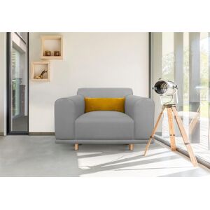 andas Loveseat »Maroon Sessel«, in skandinavischem Design, mit losem Kissen hellgrau
