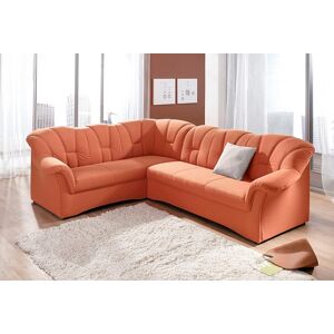 DOMO collection Ecksofa »Papenburg B/T/H: 242/190/84 cm L-Form«, wahlweise... terrakotta