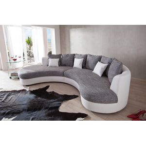 INOSIGN Ecksofa »Limoncello organische Formensprache, OTTOs Choice, L-Form«,... weiss/weiss-grau