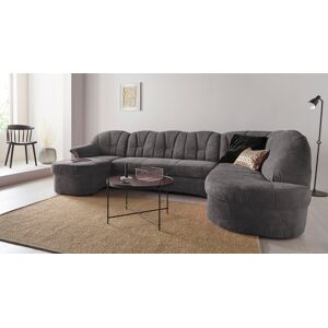 DOMO collection Wohnlandschaft »Papenburg U-Form«, in grosser Farbvielfalt,... grau