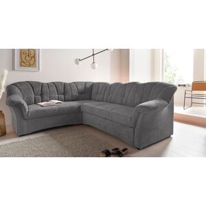 DOMO collection Ecksofa »Papenburg B/T/H: 242/190/84 cm L-Form«, wahlweise... grau