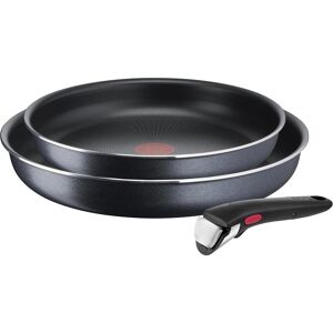 Tefal Pfannen-Set »Ingenio XL Force 24 cm/28 cm«, Aluminium Schwarz