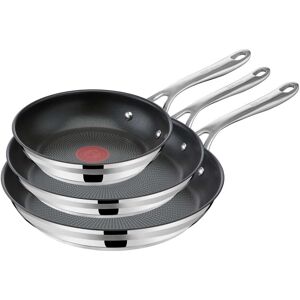 Tefal Pfannen-Set »Jamie Oliver Cook Smart 3-teilig«, Edelstahl silberfarben