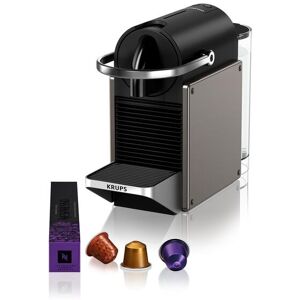 Krups Kapselmaschine »Nespresso Pixie XN306TCH Titan« Titanium