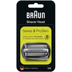 Braun Ersatzscherkopf »32B für Series 3« silberfarben