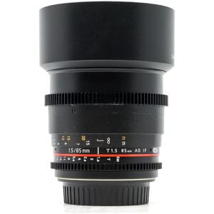 Gebraucht Samyang 85mm T1.5 AS UMC II - Canon EF Kompatibel Zustand: Ausgezeichnet