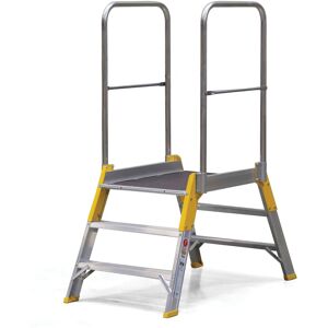 B2B Partner Podestleiter ALVE FORTE, 2x3 Sprossen, Plattformhöhe 0,62 m