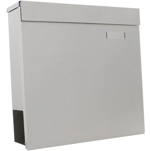 Rottner Briefkasten KENSINGTON inox, 370 x 105 x 370 mm, Edelstahl