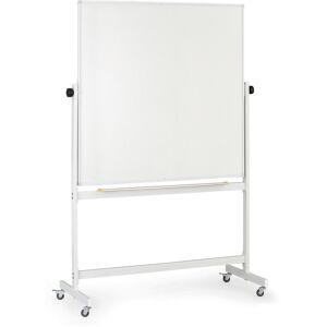 B2B Partner Mobiles, drehbares, magnetisches Whiteboard, Keramikoberfläche, 1200 × 1200 mm
