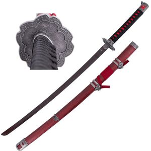 Katana Sekiro Rot mit Holz Saya