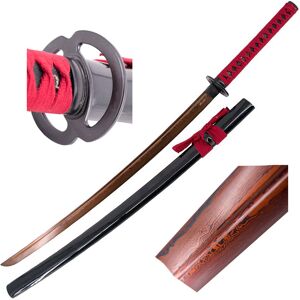 Katana Practical Yume mit roter Damastklinge
