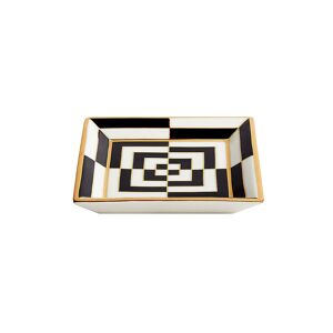 Jonathan Adler Schale Op Art 11,5cm Black / White Schwarz 27286