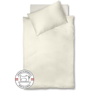 Fleuresse Satin Bettwäsche Royal Uni 70x90cm/140x200cm Creme Creme 9100/2610