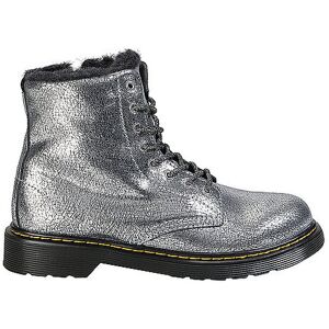 Dr. Martens Mädchen Schnürboots 1460 Y Serena Foil Silber Kinder Größe: 38 1/2 31958040