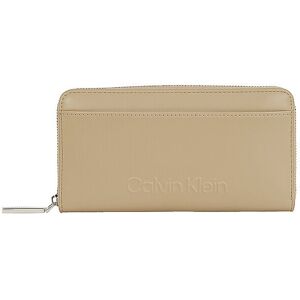 Calvin Klein Geldbörse Embossed Large Beige Damen K60k612952