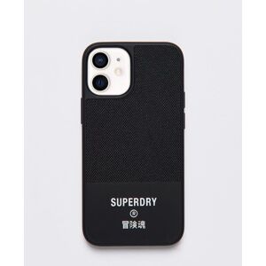 Superdry Men's Handyhülle mit Vorgeformtem Design für das Iphone 12 Mini Schwarz - Größe: 1Größe Schwarz male 1SIZE
