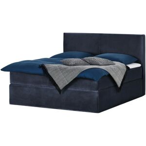 Boxi Boxspringbett 160 x 200 cm Boxi Classic ¦ blau ¦ Maße (cm): B: