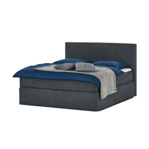 Boxi Boxspringbett 160 x 200 cm Boxi Classic ¦ grau ¦ Maße (cm): B: